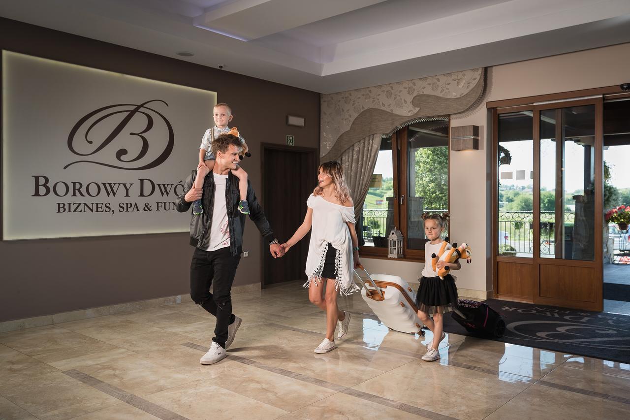 Borowy Dwor- Biznes, Spa & Fun Szaflary Kültér fotó